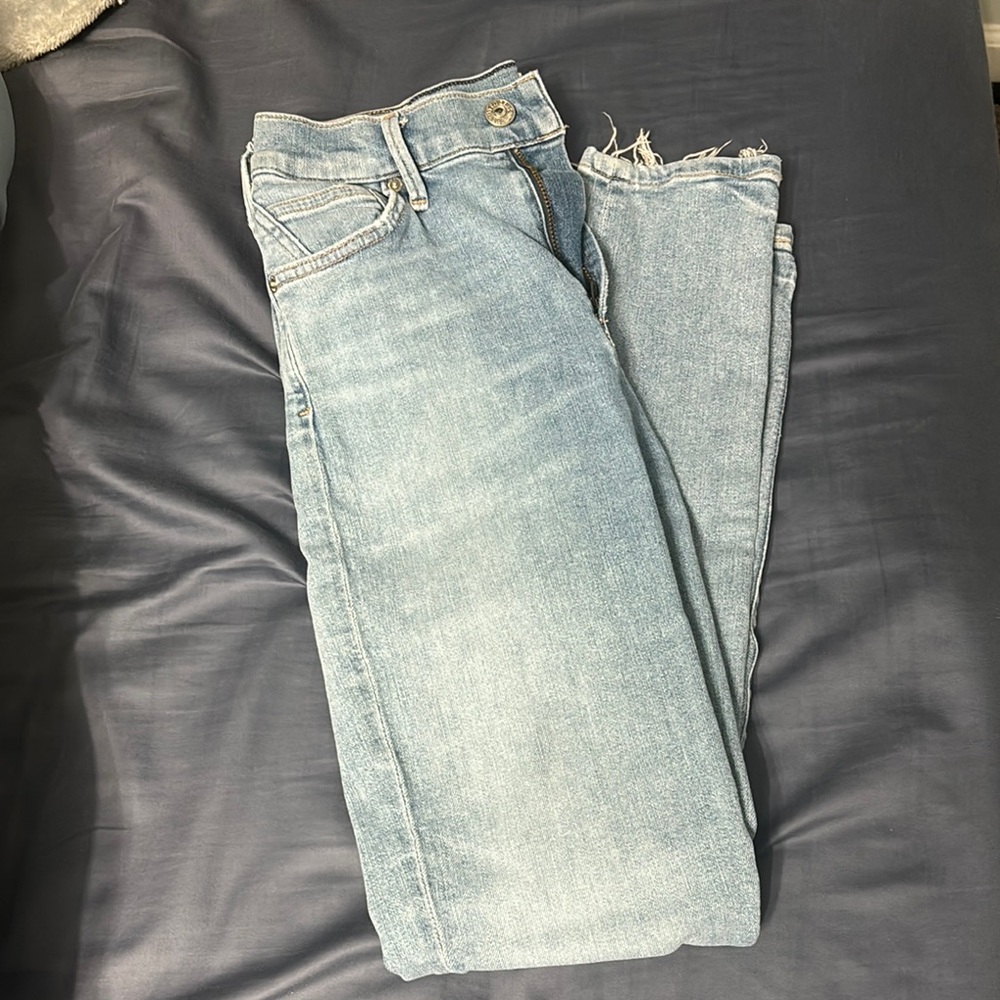 Citizens Of Humanity Blue Straight Leg Jeans